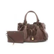 Pre-owned Leather celine-bags Celine Vintage , Brown , Dames