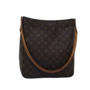 Pre-owned Canvas louis-vuitton-bags Louis Vuitton Vintage , Brown , Da...