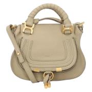 Leather handbags Chloé , Beige , Dames