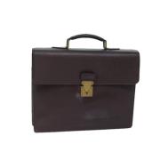 Pre-owned Leather louis-vuitton-bags Louis Vuitton Vintage , Brown , D...