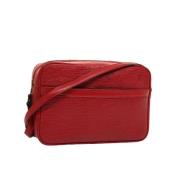 Pre-owned Leather louis-vuitton-bags Louis Vuitton Vintage , Red , Dam...