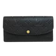 Pre-owned Fabric wallets Louis Vuitton Vintage , Black , Dames