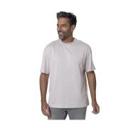 Beige Ronde Hals Korte Mouw T-shirt Eleventy , White , Heren