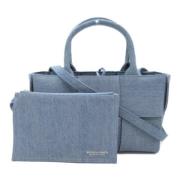 Pre-owned Denim totes Bottega Veneta Vintage , Blue , Dames