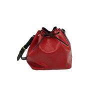 Pre-owned Leather louis-vuitton-bags Louis Vuitton Vintage , Red , Dam...