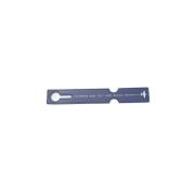 Leren Heren Sleutelhanger Accessoires Trussardi , Blue , Heren