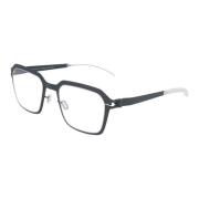 Moderne vierkante metalen montuurbril Mykita , Gray , Unisex