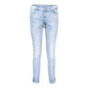 Blauwe Denim Wijde Pijp Jeans Guess , Blue , Dames