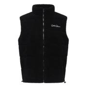 Teddy Vest Stijlvol Comfortabel Laagjesstuk Carlo Colucci , Black , He...