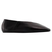 Leather flats Jil Sander , Black , Dames