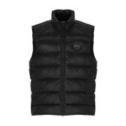 Zwarte Husky jas met hoge kraag Canada Goose , Black , Heren