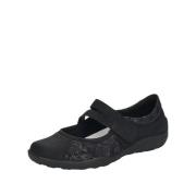 Flexibele Comfort Ballerina's Remonte , Black , Dames