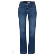 Flare denim jeans met 5 zakken DNM Pure , Blue , Dames