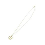 Pre-owned Metal necklaces Dior Vintage , Yellow , Dames