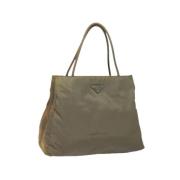 Pre-owned Nylon prada-bags Prada Vintage , Brown , Dames