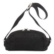 Pre-owned Canvas shoulder-bags Bottega Veneta Vintage , Black , Dames