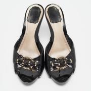 Pre-owned Fabric sandals Dior Vintage , Black , Dames