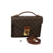 Pre-owned Canvas louis-vuitton-bags Louis Vuitton Vintage , Brown , Da...