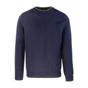 Blauwe Merinowollen Trui PS By Paul Smith , Blue , Heren