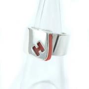 Pre-owned Metal rings Hermès Vintage , Gray , Dames