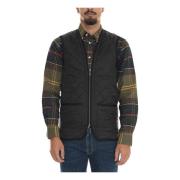 Gewatteerd Gilet met Fleece Voering Barbour , Black , Heren