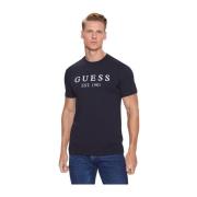 T-Shirts Guess , Blue , Heren