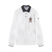 Wit Poloshirt Elegant Veelzijdig Chic Aeronautica Militare , White , H...