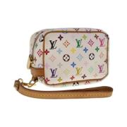 Pre-owned Canvas louis-vuitton-bags Louis Vuitton Vintage , White , Da...