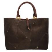 Leather totes Chloé , Brown , Dames