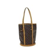 Pre-owned Canvas louis-vuitton-bags Louis Vuitton Vintage , Brown , Da...