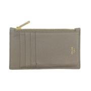 Pre-owned Leather wallets Celine Vintage , Beige , Dames