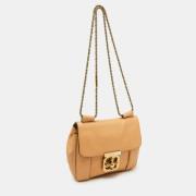 Pre-owned Leather shoulder-bags Chloé Pre-owned , Beige , Dames