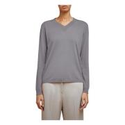 Merino V-Hals Woltrui Liviana Conti , Gray , Dames