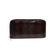 Pre-owned Leather wallets Louis Vuitton Vintage , Brown , Dames