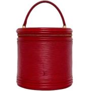 Pre-owned Leather louis-vuitton-bags Louis Vuitton Vintage , Red , Dam...