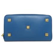 Pre-owned Leather wallets Salvatore Ferragamo Pre-owned , Blue , Dames