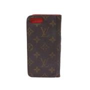 Pre-owned Coated canvas key-holders Louis Vuitton Vintage , Brown , Da...