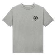 Klassieke Sport T-shirt Converse , Gray , Heren