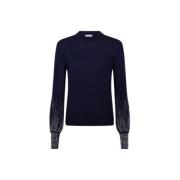 Langemouw Pullover Cardigan Paco Rabanne , Blue , Dames