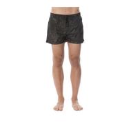 Sport Badkleding - Bedrukte Boxershorts Roberto Cavalli , Green , Here...