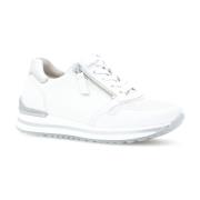 Witte Casual Gesloten Sportschoen Gabor , White , Dames