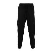 Cargo Broek met Lens Sweatpants Stijl C.p. Company , Black , Heren