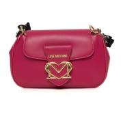 Stijlvolle handtas met verstelbare band Love Moschino , Pink , Dames