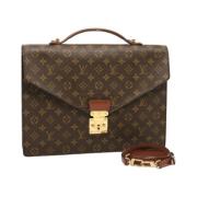 Pre-owned Canvas louis-vuitton-bags Louis Vuitton Vintage , Brown , Da...