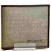 Pre-owned Canvas wallets Bvlgari Vintage , Blue , Dames