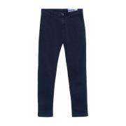 Blauwe Slim Fit Broek Jacob Cohën , Blue , Heren