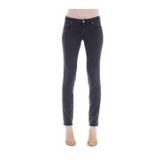 Vintage Stijl Jeans met Logo Details Jacob Cohën , Blue , Dames