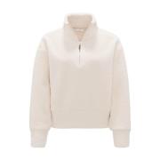 Stijlvolle Sweatshirt met Gatroi Detail Opus , Beige , Dames