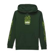 Groene hoodie met bedrukt logo Vans , Green , Heren