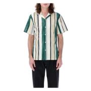 Bowling Shirt Met Strepen Lanvin , Multicolor , Heren